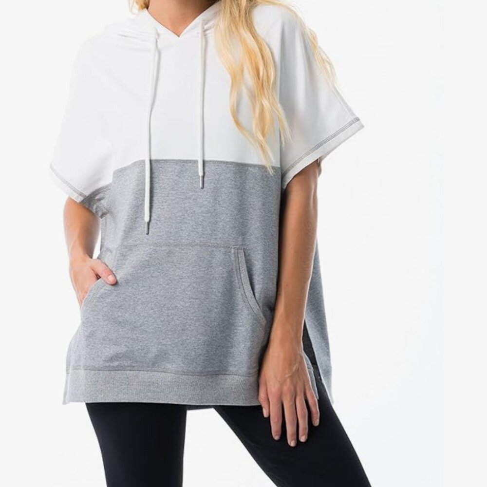 Vivilish Two Color Block Sleeveless Split Hem Cap… - image 1
